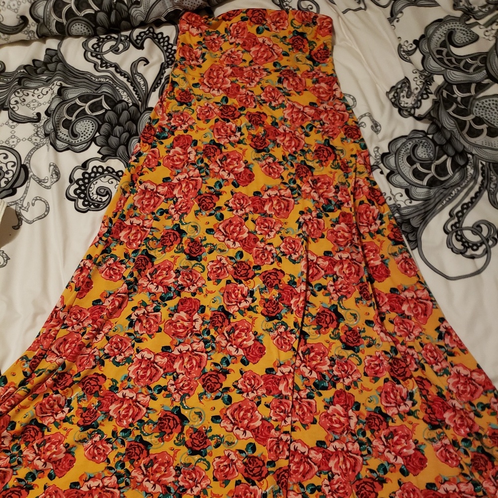 XXS LuLaRoe Flower Maxi